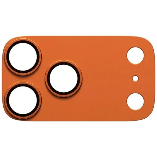 iPhone 17 Pro Max PanzerGlass Fender Kamera Lencsevédő narancs üvegfólia - 3