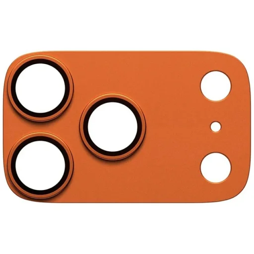 iPhone 17 Pro PanzerGlass Fender Camera Protector üvegfólia, narancssárga - 3