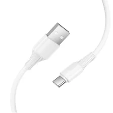 1 m Hoco X120 3A Type-C USB kábel fehér