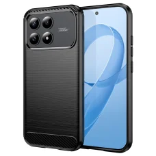 Xiaomi Poco F8 Pro Techsuit - Carbon Silicone - Fekete tok