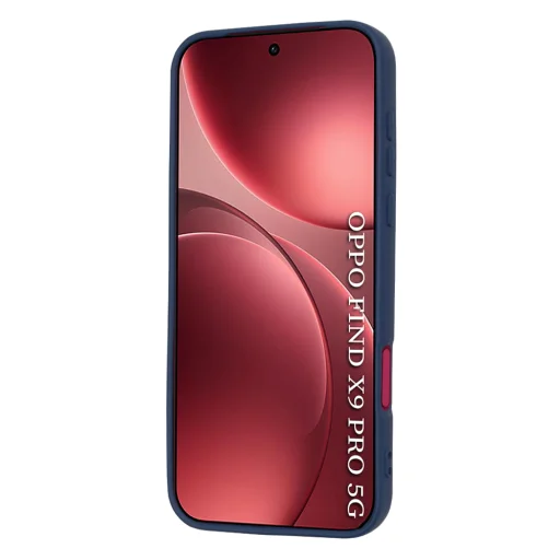 Oppo Find X9 Pro Techsuit - SoftFlex - Sötétkék tok - 2