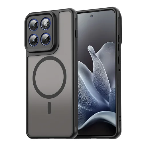 Motorola Edge 70 Black Techsuit - HaloFrost II MagSafe tok - 1