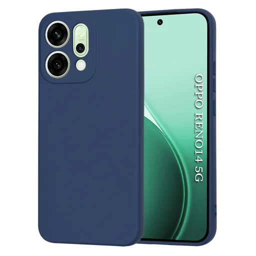 Oppo Reno14 Navy Blue Techsuit SoftFlex tok - 1
