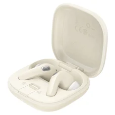 Wireless Earbuds (W4) Acefast - Fülbe helyezhető TWS, BT v5.4, ENC zajcsökkentés, beépített telefonállvánnyal, IPX4, 350mAh - Bézs