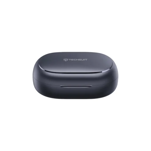 Techsuit Vezeték nélküli fülhallgatók (P1) - Bluetooth V5.4, 300mAh, ANC, ENC, 4 mikrofon - Fekete - 3
