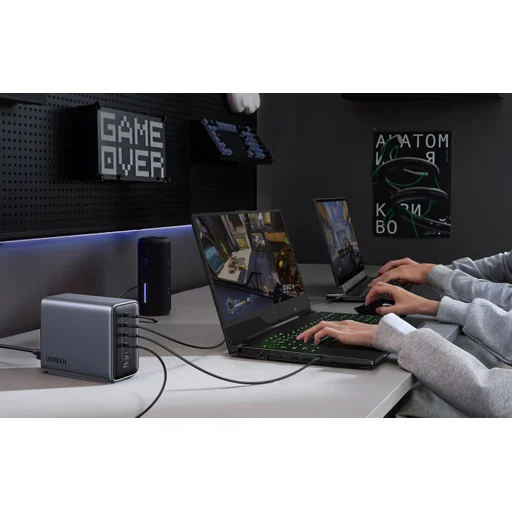 Ugreen Nexode X759 töltő 500W, 6-port GaN (szürke) - 5