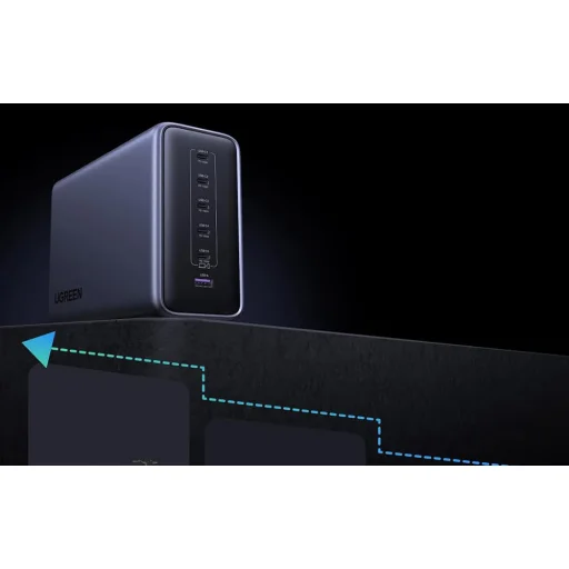 Ugreen Nexode X759 töltő 500W, 6-port GaN (szürke) - 7