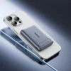Powerbank Baseus PicoGo AM31 Qi2 5000mAh 20W ultrakeskeny kompatibilis MagSafe állványos fonott Baseus Simple USB-C 20cm kábel - szürke thumbnail