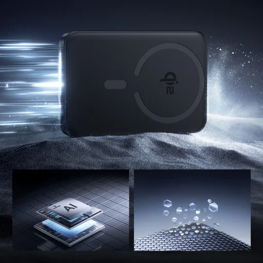 Powerbank Baseus EnerFill FM12 10000mAh 22,5W Qi2 kompatibilis MagSafe-szal Baseus Simple USB-C 20V/3A 30cm kábellel - fekete - 8