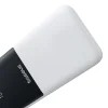 Baseus Lipow 10000mAh 22,5W Powerbank két beépített kábellel (Baseus Simple USB-A - USB-C 3A 20cm kábellel) - fehér thumbnail