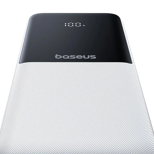 Baseus Lipow 10000mAh 22,5W Powerbank két beépített kábellel (Baseus Simple USB-A - USB-C 3A 20cm kábellel) - fehér - 6