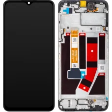 LCD kijelző modul Oppo A57 5G-hez, fekete
