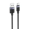 FONENG X115 USB-C 3A 1M Fekete kábel - 2