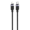FONENG kábel X115 USB-C - Lightning PD 27W 1M Fekete - 2