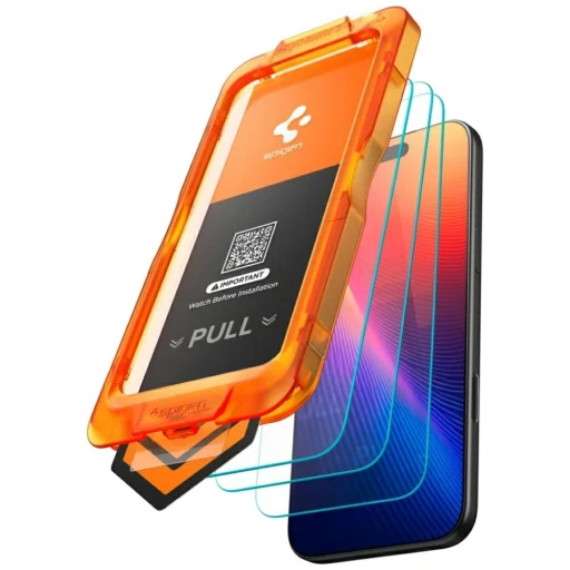 iPhone 17 Spigen Alm Glas.tr Slim 3-pack üvegfólia - 5
