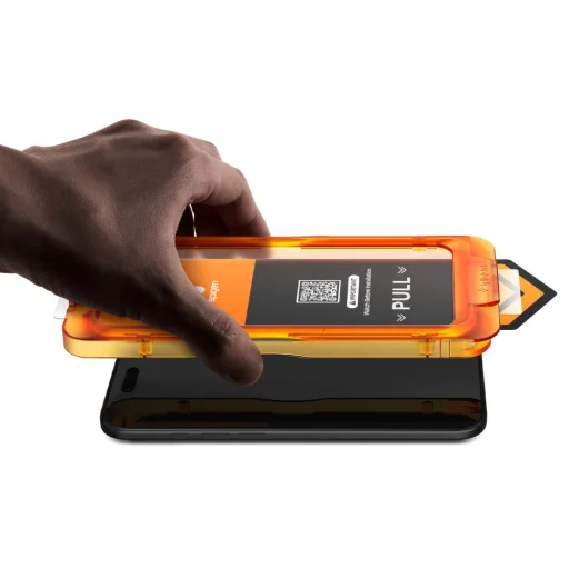 iPhone 17 Pro Spigen Alm Glas.tr Slim 3 darabos üvegfólia átlátszó - 5