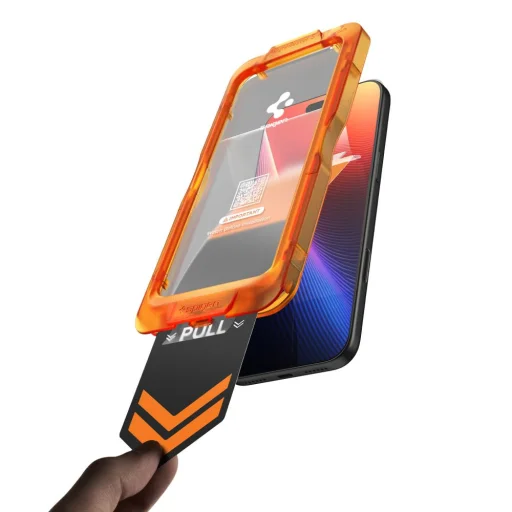 iPhone 17 Pro Spigen Alm Glas.tr Slim 3 darabos üvegfólia átlátszó - 7