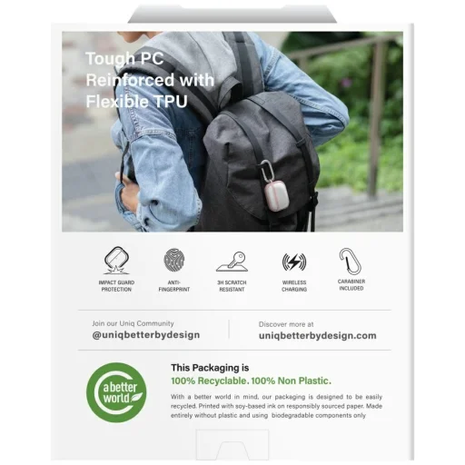 Uniq Veren tok AirPods Pro 3-hoz - Barna - 6