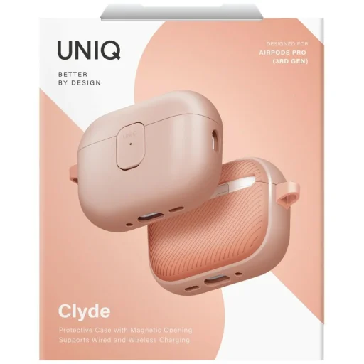 Uniq Clyde tok AirPods Pro 3. generációhoz - Rózsaszín - 6