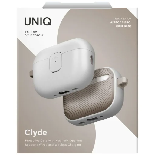 Uniq Clyde Tok AirPods Pro 3. generáció - Szürke-bézs - 6