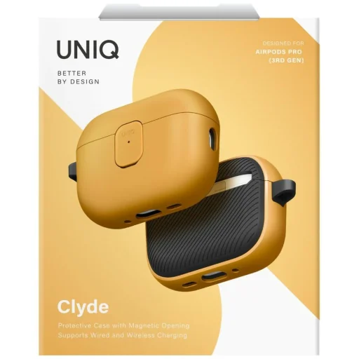 Uniq Clyde tok AirPods Pro 3. generációhoz - Sárga-Szürke - 6