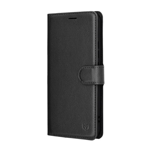 Honor Magic8 Lite Fekete Techsuit - Leather Folio tok - 4