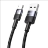 USB-C - USB 3A 1.2m Gyors Töltőkábel acél/koszos 30 db SJ718ZJ01 (US-SJ718) thumbnail