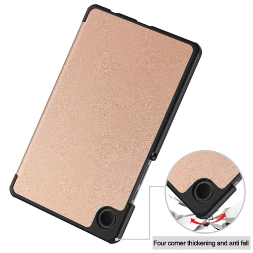 Samsung Galaxy Tab A11 / A9 Rose Gold Techsuit FoldPro tok - 7