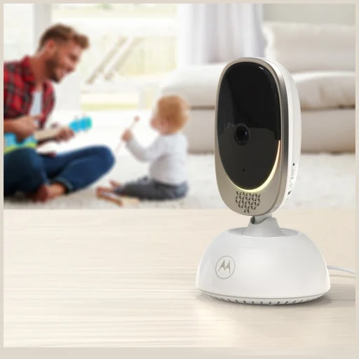 Motorola VM85 Connect video bébiőr 5" monitor Wi-Fi fehér - 7