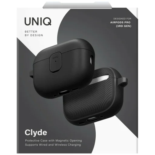 Uniq Clyde AirPods Pro 3 tok - Fekete és Szürke - 6