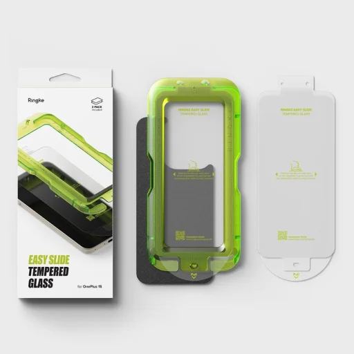 OnePlus 15 Ringke Easy Slide 2-pack Átlátszó üvegfólia - 8