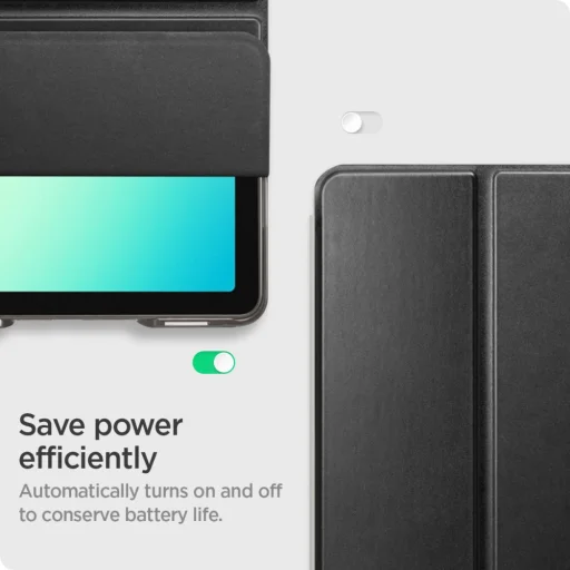 Samsung Galaxy Tab A9+ / A11+ Plus 11.0 Spigen Smart Fold tok Fekete - 16