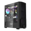 Darkflash DF2100 számítógép ház + 4 ARGB ventilátor (fekete) thumbnail