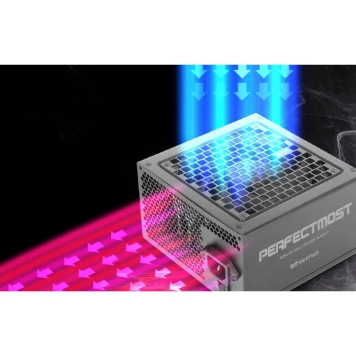 Darkflash PMT 80 Plus Gold számítógépes tápegység 750W fekete - 9