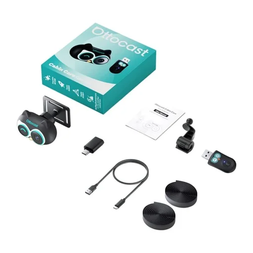 Ottocast Cabin Care vezeték nélküli CarPlay adapter kabin kamerával - 3