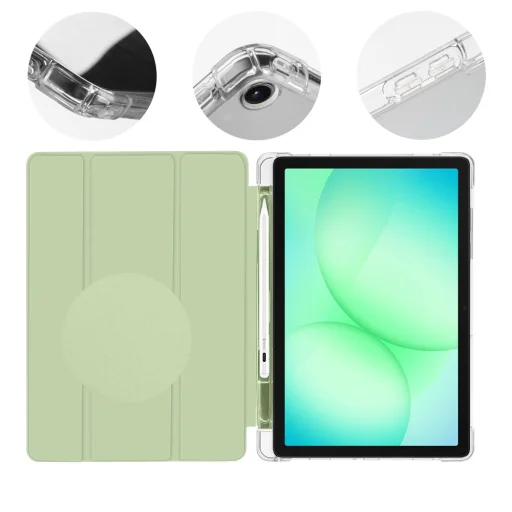 OBAL:ME MistyTab tok Samsung Galaxy Tab A11+ fliptok Light Green - 2