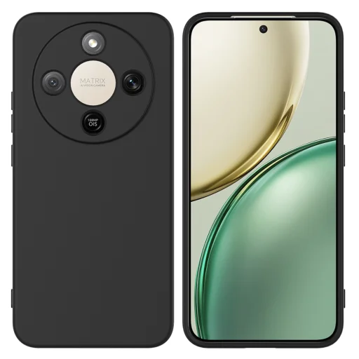 Honor Magic8 Lite szilikon tok fekete - 1