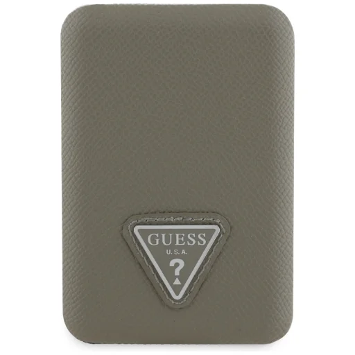 Guess Grained Triangle Powerbank 5000mAh 15W USB-C MagSafe barna - 2
