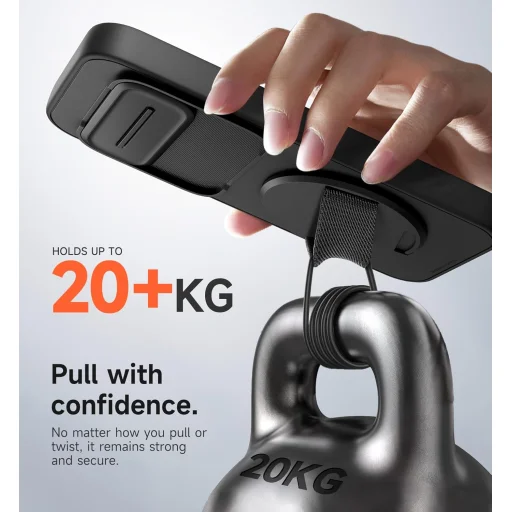 Google Pixel 10 / Pixel 10 Pro SURITCH forgatható gyűrűs tok, kamera védővel– fekete - 8