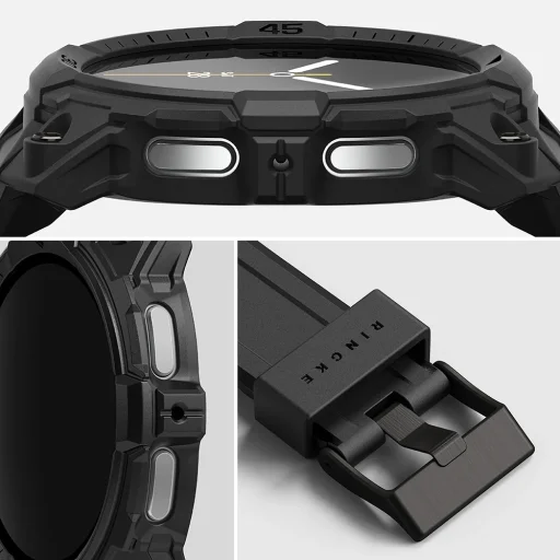 Samsung Galaxy Watch8 44mm All Black Ringke - Rugged Gear - 9