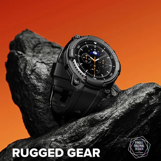 Samsung Galaxy Watch8 Classic Ringke Rugged Gear - Teljesen fekete - 2
