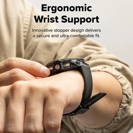 Samsung Galaxy Watch8 Classic Ringke Rugged Gear - Teljesen fekete - 9