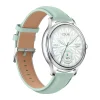 Magyar nyelv - COLMI L28 zöld okosóra szilikon és bőr szíjjal thumbnail
