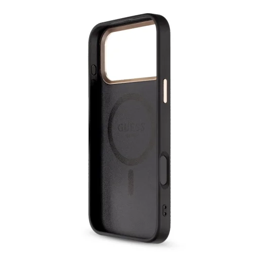 Guess PU 4G MagSafe Pánt Limitált Kiadás of 299 iPhone 17 Pro Max tok Fekete - 4