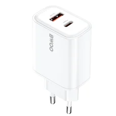 BWOO CDA207 PD 36W fali töltő 1x USB-A + USB-C port fehér