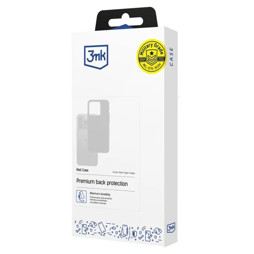  Honor Magic8 Lite Fekete 3mk - Matt Case tok - 6