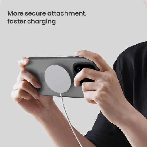 Nillkin Super Frosted PRO Mágneses Hátlap Tok OnePlus 15-hez Átlátszó Fekete - 3