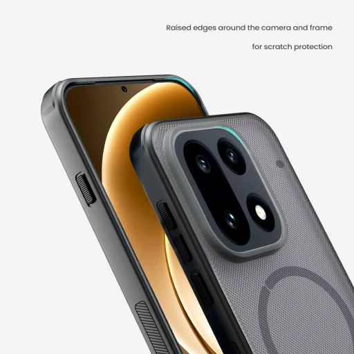 Nillkin Super Frosted PRO Mágneses Hátlap Tok OnePlus 15-hez Átlátszó Fekete - 7