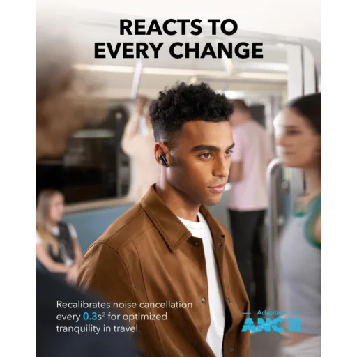 Anker Soundcore Liberty 4 Pro, Fekete Vezeték nélküli fülhallgató - 5