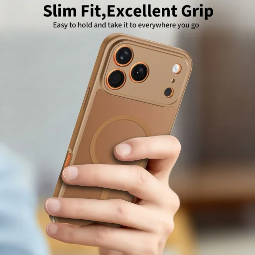 iPhone 17 Pro Tech-protect Basicmag Magsafe Bronz tok - 5